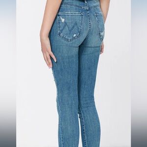 Mother Jeans Size 25 Stunner Zip Ankle Step Fray